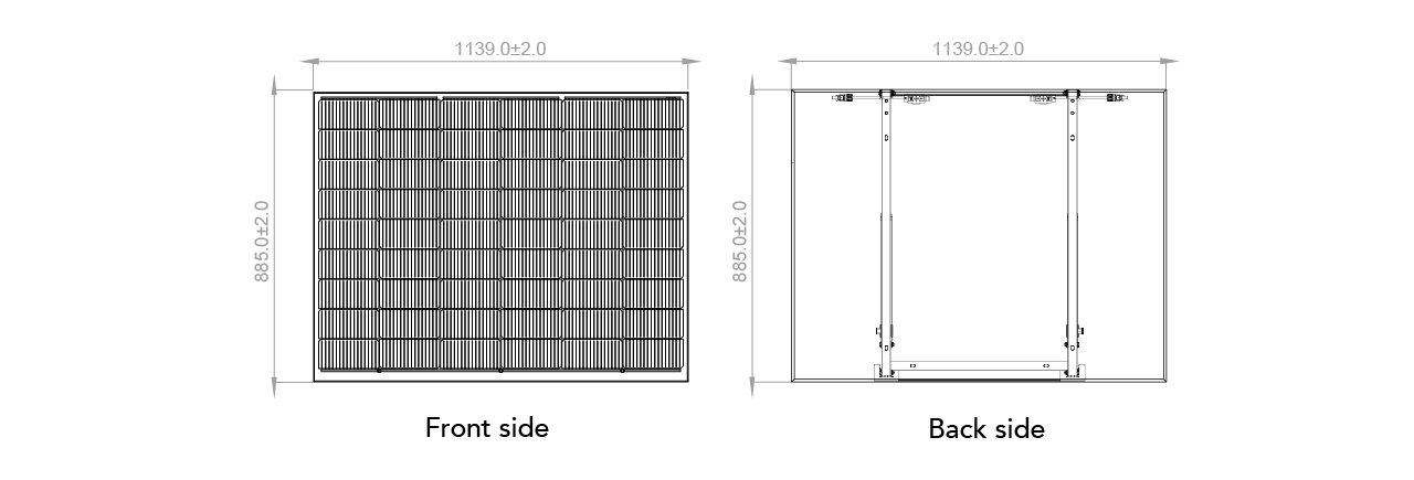 Pre-Assembled Bracket and PV Panel